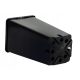  Blumentopf Edoniczki.pl 11 cm x 11 x 21,5 cm Durchmesser 11 cm Kunststoff schwarz
