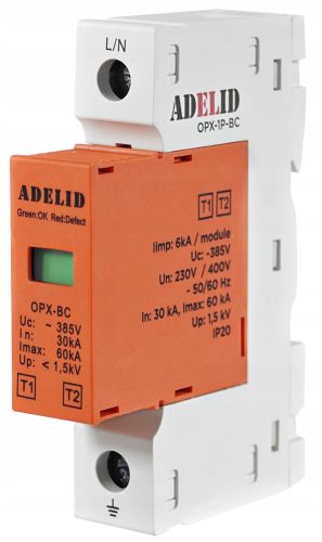 Adelid 400 V IP20 16 A Überspannungsableiter