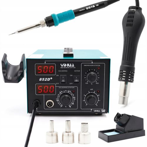 2in1-Lötkolben (Heißluft und Spitze) Techrebal 740 W