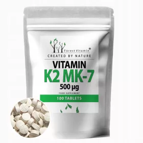   Forest Vitamin® Vitamin K2 MK-7 500µg - 100 Tabletten für gesunde Knochen und Herz