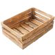  Apfelfrucht-Holzkäfigbox, gebrannt mit M3O