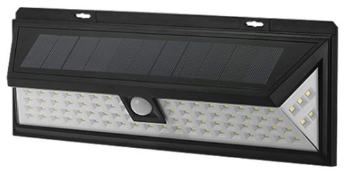  Solar-Fassadenleuchte 800 lm, solarbetrieben