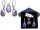  SILBERSCHMUCKSET MIT SWAROVSKI-KRISTALLEN MANDEL 16mm SILBER 925