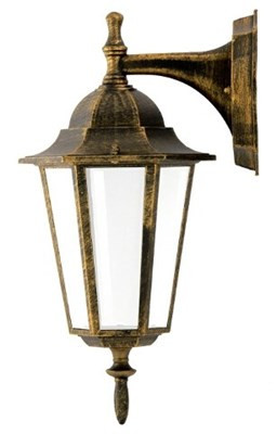  Gartenwandlampenschirme in Gelb und Gold E27 20 W