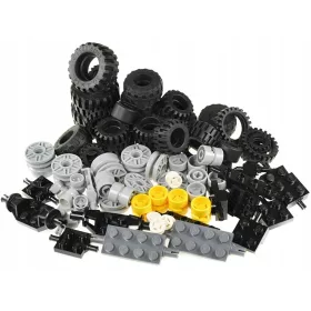    LEGO Räder Reifen Achsen 74 Stück NEUE Räder LOSE City-Räder