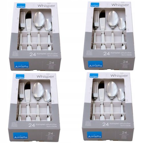 Bestecksets Amefa Whisper Besteckset, Edelstahl, nickelfrei, 96-tlg.