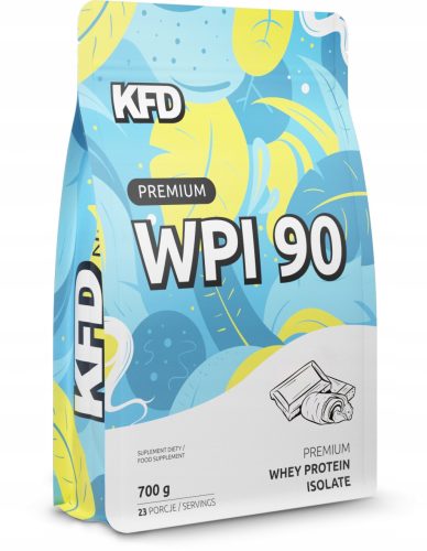  Proteinergänzung Proteinisolat – WPI KFD-Pulver 700 g, weißer Schokoladengeschmack