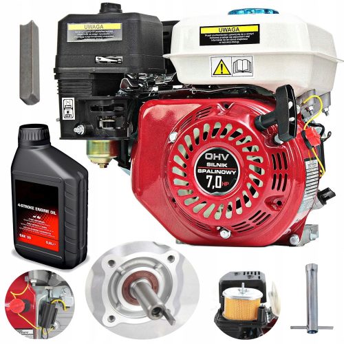 LEX-Verbrennungsmotor 5,07 kW + DCS MOTOL GARTENMÄHERÖL 4T SAE30 0,6L