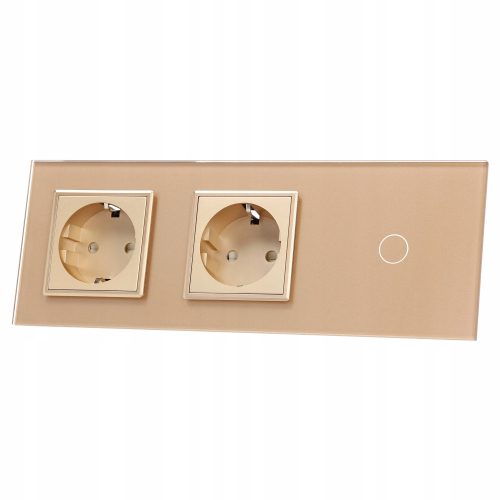 Single-Touch-Schalter, Unterputz Livolo Gold VL-C701GG-63