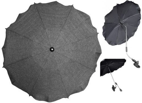  MELANGE (LEINEN) - REGENSCHIRM FÜR KINDERWAGEN MIT UV-FILTER!