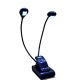  Klemm-Schreibtischlampe 2x2 LED schwarz Shott