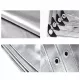 Verstärkte und robuste Abdeckplane 6x10m, 120g/m2, wasserdicht mit UV-Schutz - silber