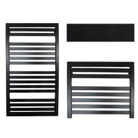  Hydro-Mat 588 W Wasserbadheizkörper 530 x 980 mm schwarz