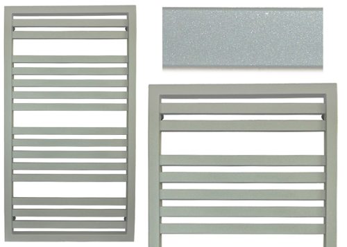  Hydro-Mat 588 W Wasserbadheizkörper 530 x 980 mm Chrom, Grau