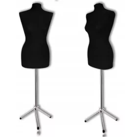 Universelle Damenschaufensterpuppe MONTIP schwarz