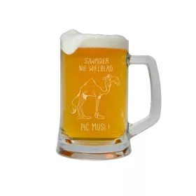  BIERmuffel für Schwager, mit Namensgravur, 500 ml