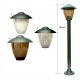  Runder Lichtmast Gartenlampen E27 110 cm