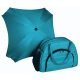  MAXI Kinderwagen-Organizer-Taschen-Set: Tasche + quadratischer Kinderwagen-Regenschirm