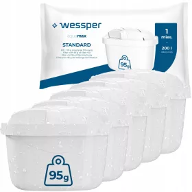  Filtereinsatz für die Wessper AquaMax Kanne, 5 Stk.