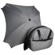  Kinderwagen-Taschen-Organizer-Set: Tasche + quadratischer Regenschirm für jedes Kinderwagen-Set