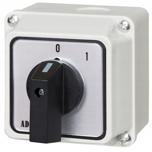 NOCKENSCHALTER 16A 0-1 3F IM IP65-GEHÄUSE