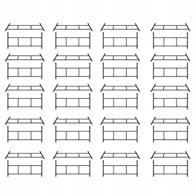 Warschauer Gerüstbau Gerüstset mit 40 Rahmen