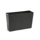 Lamela-Blumentopf 56 cm x 18,5 x 36,5 cm, Kunststoff in den Farben Grau und Silber