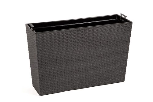  Rechteckiger Blumentopf Lamela LA629-50 grau 56x19x36,5 cm