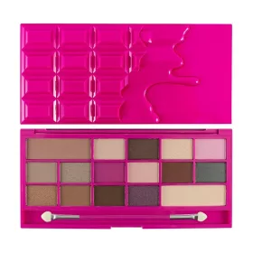    Makeup Revolution Lidschatten-Palette Gepresster Glitzer, matt, satiniert