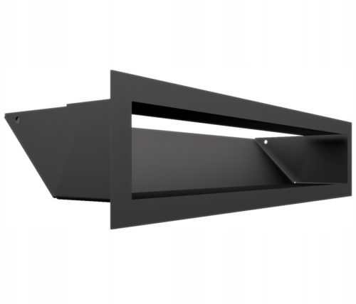 Kaminrost Luft Kratki 9x40 cm schwarz