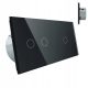 Dreifach-Touchschalter, Unterputz Livolo schwarz VL-C7012-62