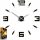  ModernClock Wanduhr schwarz 75cm