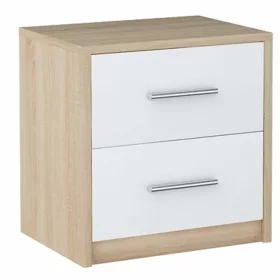  Nachttisch Bodo 2S Nachttisch weiß-sonoma