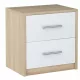  Nachttisch Bodo 2S Nachttisch weiß-sonoma