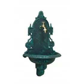    VERONA 24/13 antikes grünes Gartenwaschbecken aus Aluminium
