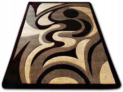 Teppiche Frise 3D Frise Niederflorteppich 140 x 190 cm