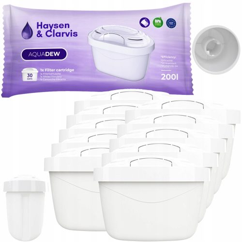  Haysen & Clarivis AquaDew Filtereinsatz 10 Stk.