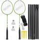 Stiga Garden GS Schwarzer Schläger mit Federball-Set