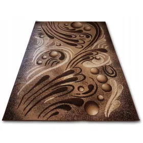    Traumhafter gewebter Teppich Bcf Alfa Shiraz Feathers Brown 180x250 Artdeco Belgien