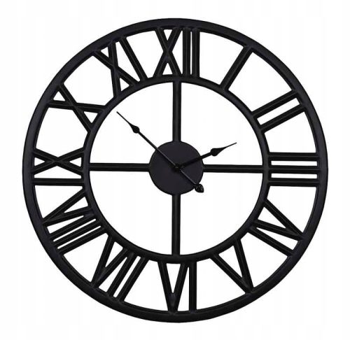 Uhr für zu Hause Sofer schwarze Wanduhr 80cm