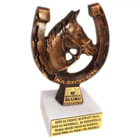  Hufeisenstatue als Geschenk zum 40. Hochzeitstag!!!!!