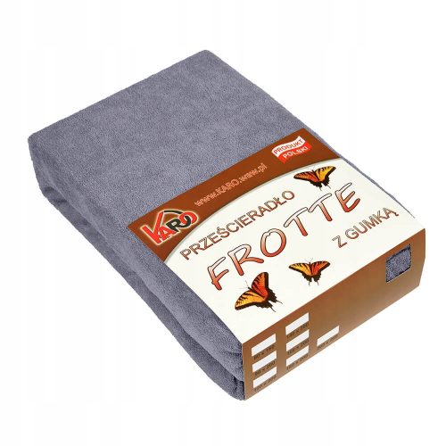 Frotteelaken mit Gummiband  Karo-Frottee-Spannbettlaken 220 x 200 cm