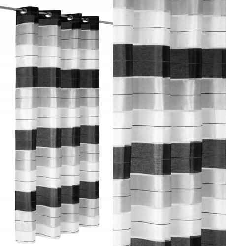 Fertige Vorhänge Halbtransparenter Kreisvorhang 145 cm x 250 cm