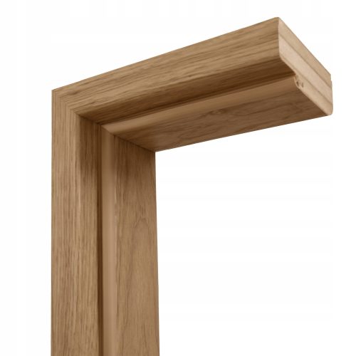 Komplette Uniprofil-Türzarge 90 - 90 mm weiß, dunkles Holz, schwarz, helles Holz