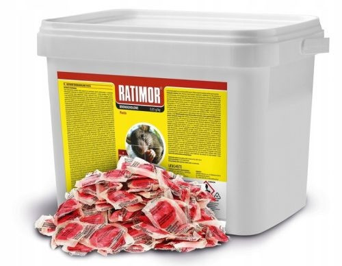 STARKES GIFTMITTEL FÜR MAULWURF, NAGER, RATIMOR PASTE 5KG