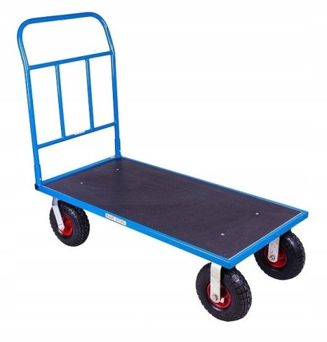 Lagerplattformwagen 120x80, AUFGEBLASENE RÄDER