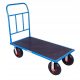 Lagerplattformwagen 120x80, AUFGEBLASENE RÄDER