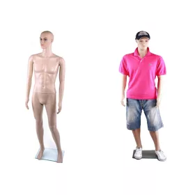 M2 beige männliche Schaufensterpuppe