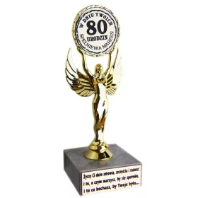    Eine Statuette zum 80. Geburtstag von Wiktoria, ein Geschenk zu ihrem 80. Geburtstag