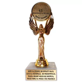 Eine Statuette zum 45. Hochzeitstag von W